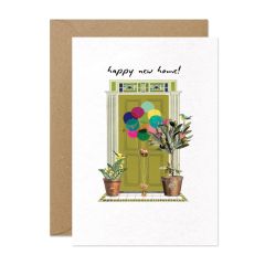 New Home, Door, balloons - 5x7