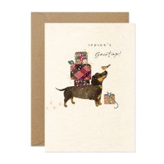 Sausage dog present stack - 5x7