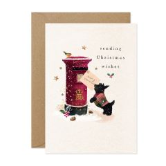Scottie dog, postbox - 5x7