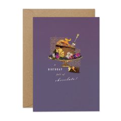Chocolate Cake Birthday - 5x7
