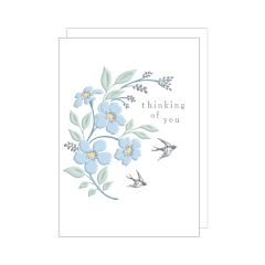 Thinking of you, swallows - 5x7