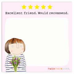 Sticky Jot, five star friend - 3.75 x 3.75
