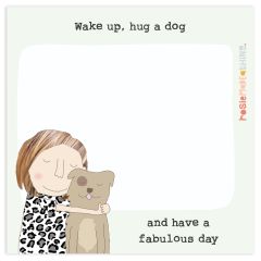 Sticky Jot, hug a dog - 3.75 x 3.75