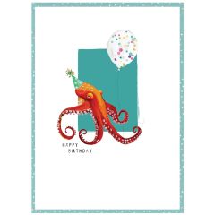 Happy Birthday, octapus - 4x6