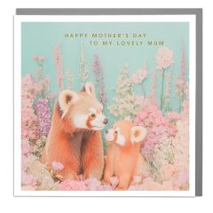 M Day, lovely mum, red panda - 6x6