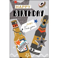 Happy Birthday, beers - 5.5x7.5