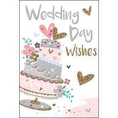 Wedding day, cake - 5.5x7.5