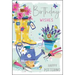 Happy Birthday, Garden - 5.5x7.5