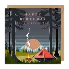 Happy birthday, camping - 6x6