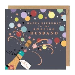 Husband, happy birthday, amazing - 6x6
