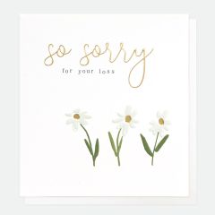 For your loss, daisies - 5x5
