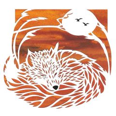 Fox Sunset - 6x6