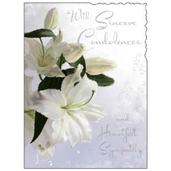 Sincere Condolences - 5.5x7.5
