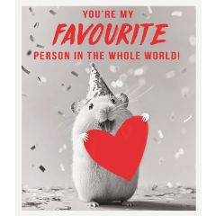 Valentines, hamster - 6x7