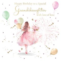 Granddaughter, Birthday - 6x6