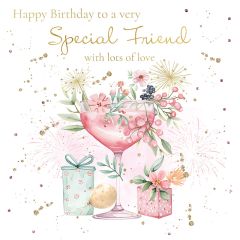 Special Friend, birthday - 6x6