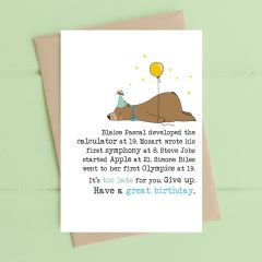 Great B Day, Give up - 4x6