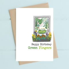 Happy Birthday Green Fingers - 4x6