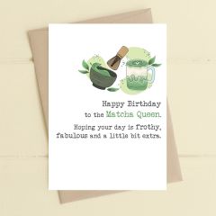 Happy birthday, matcha queen - 4x6