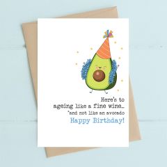 Happy birthday, fine wine - 4x6