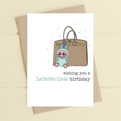 Birthday, Labubu wishes - 4x6
