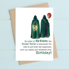 Traitors, round table birthday - 4x6