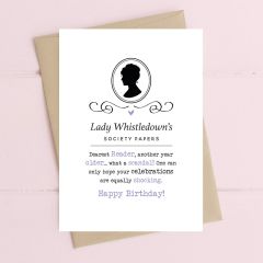 Celebrate with Lady Whistledown - 4x6