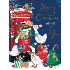 Merry Christmas, ducks - 5.5x7.5