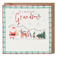 Grandson, Christmas parade - 6x6