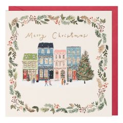 Merry Christmas, festive houses - 6x6