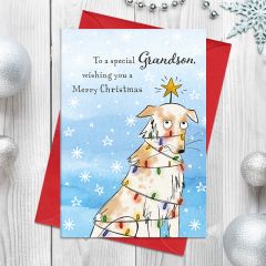 Grandson, Merry Christmas - 4x6