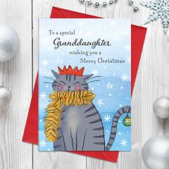 Granddaughter, Merry Christmas - 4x6