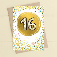 16, Birthday - 4x6