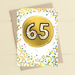 65, Birthday - 4x6