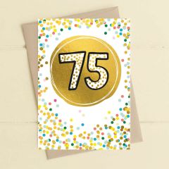 75, Birthday - 4x6