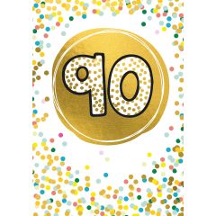 90, Birthday - 4x6