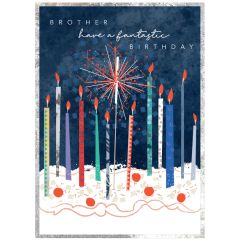 Brother, Fantactic B Day Candles - 5x7
