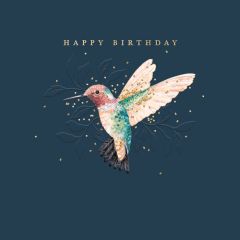 Happy B Day, Hummingbird - 6x6
