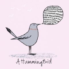 A Humming Bird  - 6x6