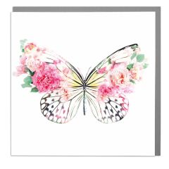 Butterfly, Flowers - 6x6